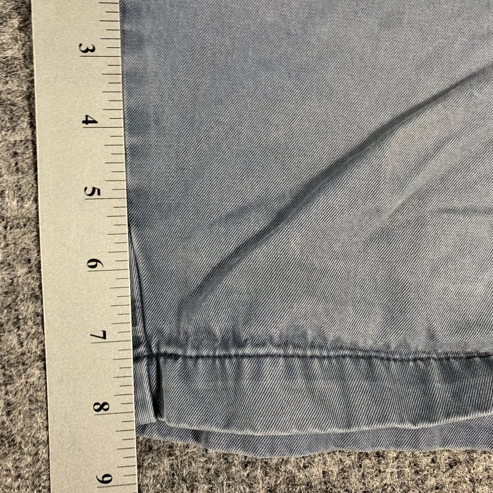 Peter Millar Shorts Mens 42 Fits 40 Blue Cotton Flat Front Casual Preppy Golf - Picture 8 of 10